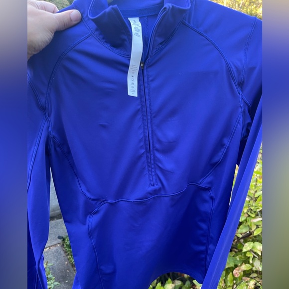 Lululemon Best Pace - half zip - lazurite blue/purple -8 - Picture 14 of 14